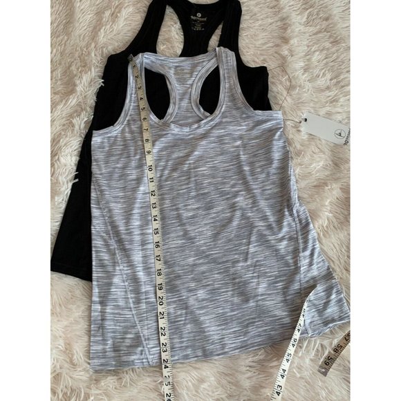 Women 90 DeGree By Reflex 2 PK Tank Top Black/White Surf SD Size XS - Picture 4 of 7